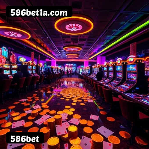 586bet bônus R$5.000 + 500 giros - Rollover 35x, prazo 30 dias, 38% taxa conversão